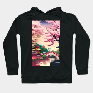 Japanese landscape Hoodie